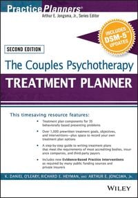 Produktbild: The Couples Psychotherapy Treatment Planner, with DSM-5 Updates