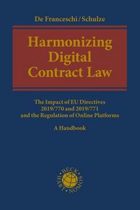 Produktbild: Harmonizing Digital Contract Law