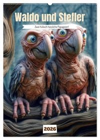 Produktbild: Waldo und Stefler (Wandkalender 2026 DIN A2 hoch), CALVENDO Monatskalender