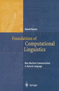 Produktbild: Foundations of Computational Linguistics