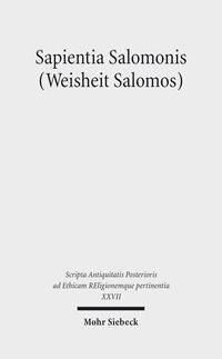 Produktbild: Sapientia Salomonis (Weisheit Salomos)