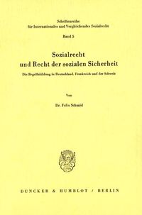 Produktbild: Sozialrecht und Recht der sozialen Sicherheit.