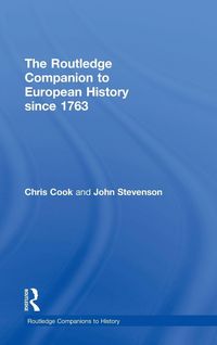 Produktbild: The Routledge Companion to Modern European History since 1763