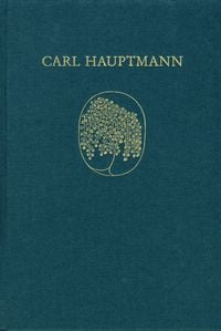 Produktbild: Carl Hauptmann: S&auml;mtliche Werke / Band V,1: Romane I (Textband)