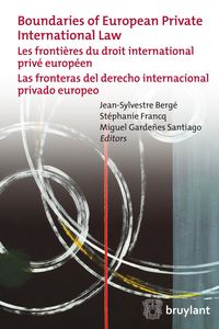 Produktbild: Boundaries of European Private International Law