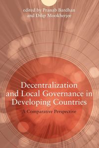 Produktbild: Decentralization and Local Governance in Developing Countries