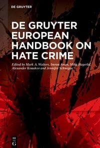 Produktbild: De Gruyter European Handbook on Hate Crime