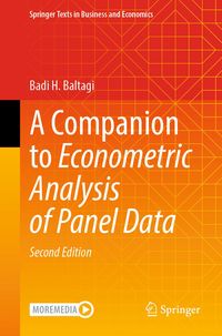 Produktbild: A Companion to Econometric Analysis of Panel Data
