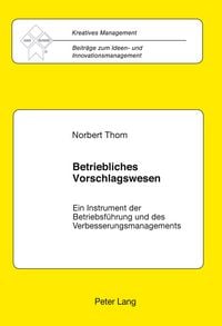 Produktbild: Betriebliches Vorschlagswesen