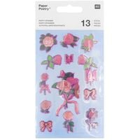 Produktbild: Puffy Sticker La Vie en Rose, Rosen