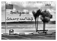 Produktbild: Bretagne in Schwarz und Wei&szlig; 2027 (Tischkalender 2027 DIN A5 quer), CALVENDO Monatskalender