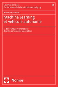 Produktbild: Machine Learning et v&eacute;hicule autonome