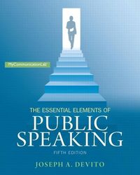 Produktbild: DeVito, J: The Essential Elements of Public Speaking