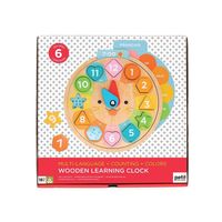 Produktbild: Wooden Learning Clock: Multi-Language + Counting + Colors
