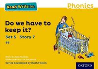 Produktbild: Read Write Inc. Phonics: Do We Have to Keep it? (Yellow Set 5 Storybook 7)