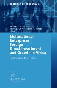 Produktbild: Multinational Enterprises, Foreign Direct Investment and Growth in Africa