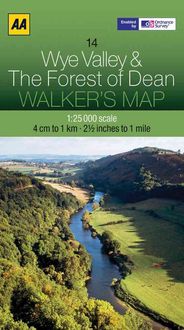 Produktbild: AA Publishing: Wye Valley and The Forest of Dean