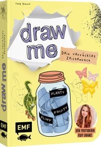 Bild vom Artikel Dein verrücktes Zeichenbuch – Draw me ... fruity, slimy, shiny, planty – Von YouTuberin Foxy Draws vom Autor Foxy Draws