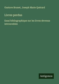 Produktbild: Livres perdus