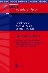Produktbild: Positive Systems: Theory and Applications