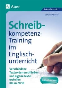Produktbild: Schreibkompetenz-Training in Englisch 9/10