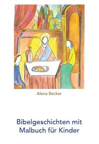 Produktbild: Bibelgeschichten mit Malbuch f&uuml;r Kinder