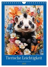Produktbild: Tierische Leichtigkeit (Wandkalender 2026 DIN A4 hoch), CALVENDO Monatskalender