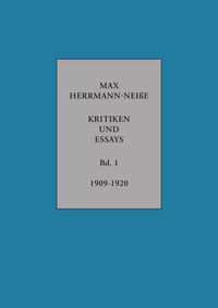 Produktbild: Kritiken und Essays