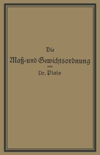 Produktbild: Die Ma&szlig;- und Gewichtsordnung