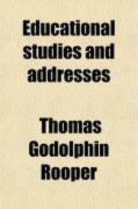 Produktbild: Educational Studies and Addresses