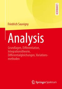 Bild vom Artikel Analysis vom Autor Friedrich Sauvigny