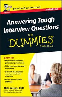 Produktbild: Answering Tough Interview Questions For Dummies, UK Edition