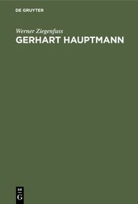 Produktbild: Gerhart Hauptmann