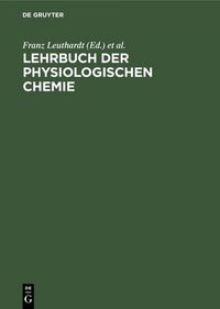 Produktbild: Lehrbuch der physiologischen Chemie