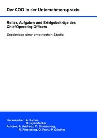 Produktbild: Der COO in der Unternehmenspraxis