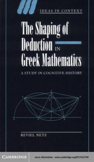 Produktbild: Shaping of Deduction in Greek Mathematics