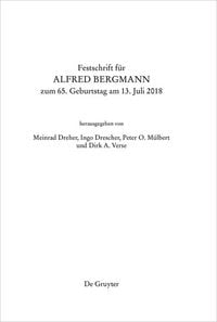 Produktbild: Festschrift f&uuml;r Alfred Bergmann zum 65. Geburtstag am 13. Juli 2018