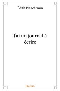 Produktbild: J ai un journal a ecrire