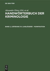 Produktbild: Landj&auml;gerei - Mumifikation