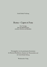 Produktbild: Roma - Caput et Fons