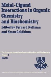 Produktbild: Metal-Ligand Interactions in Organic Chemistry and Biochemistry