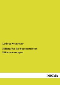 Produktbild: Hilfstafeln f&uuml;r barometrische H&ouml;henmessungen