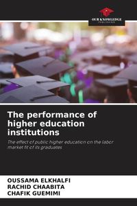 Produktbild: The performance of higher education institutions