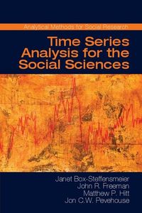 Produktbild: Time Series Analysis for the Social Sciences