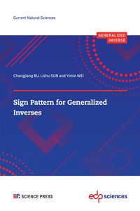 Produktbild: Sign Pattern for Generalized Inverses