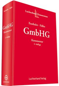 Produktbild: Kommentar zum GmbH-Gesetz