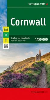 Produktbild: Freytag & berndt Stra&szlig;enkarte Cornwall 1:150.000