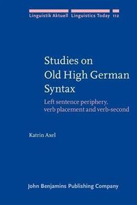 Produktbild: Studies on Old High German Syntax