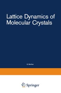 Produktbild: Lattice Dynamics of Molecular Crystals