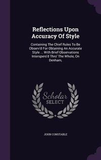 Produktbild: Reflections Upon Accuracy Of Style